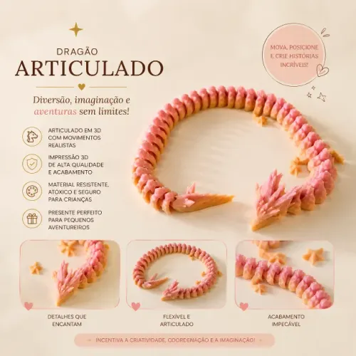 Dragão Articulado 3D