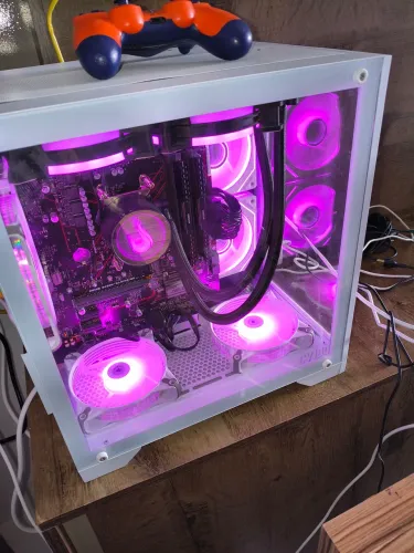 Gabinete + Ventoinhas ARGB + Water Cooler 240mm