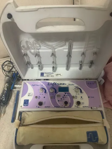 Alta frequência maleta facial 