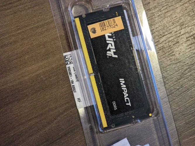 Memória ram nova 8GB DDR5 4800MHZ Fury