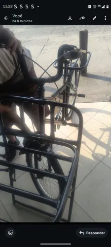 Vende se bicicleta cargueira semi nova  usada poucas vezes 