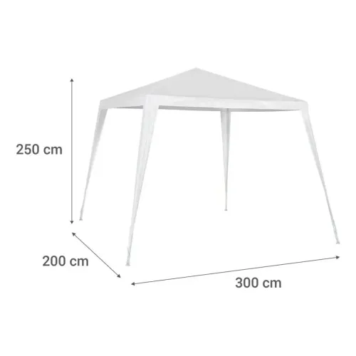 Tenda Gazebo Branca 2,5x2 m 250x200 cm pouco usada