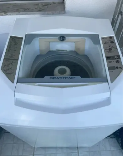 Máquina de lavar semi nova 8kg brastemp