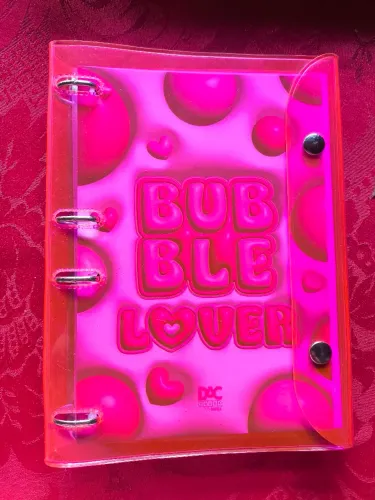 Caderno argolado colegial bubble dac