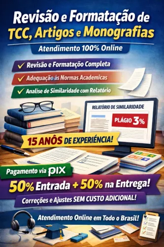 Revisão e Formatação de TCC, Artigos e Monografias | Atendimento Online