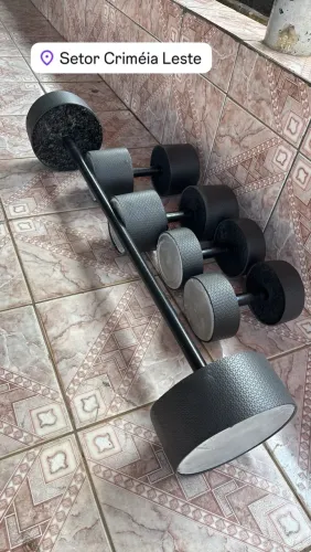 Halter e anilha emborrachado