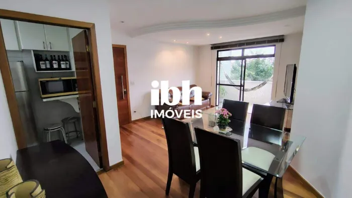 Apartamento mobiliado para alugar, 2 quartos, 2 vagas, 85m² - Gutierrez