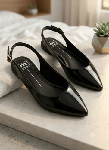sapatilha slingback preta 38