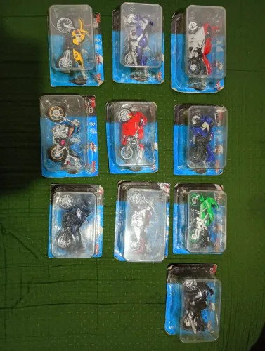 Miniatura Coleção Motos Maisto 1/18 Fresh Metal 2 wheelers Presente Colecionadores