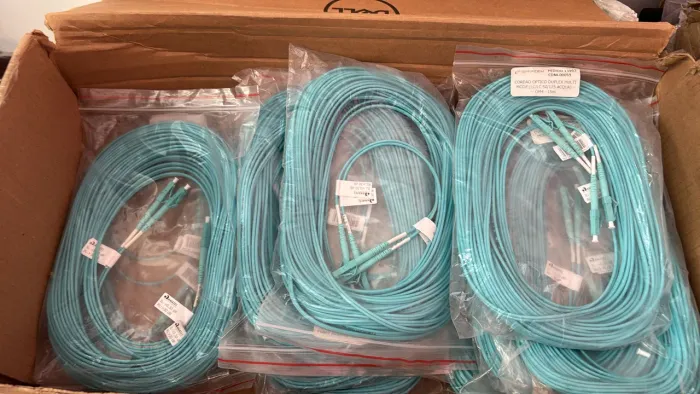 ORIGINAL Fibracem Cordão Óptico Duplex Multimodo Comprimento: 15 metros