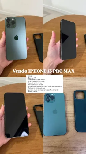 iPhone 13 Pro Max 128GB Alpine Green - Excelente estado