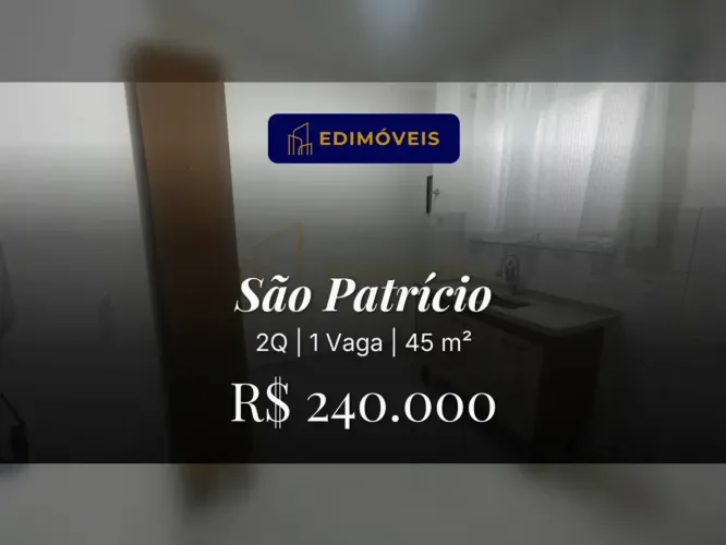 Apartamento 2 quartos em São Patrício, pronto para financiamento facilitado