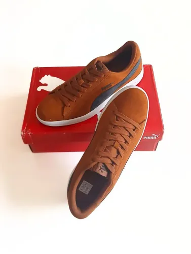 Tênis Puma Smash V2 BDP Masculino - Marrom