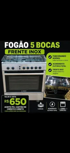 Vendo fogão funcionando perfeitamente lindo