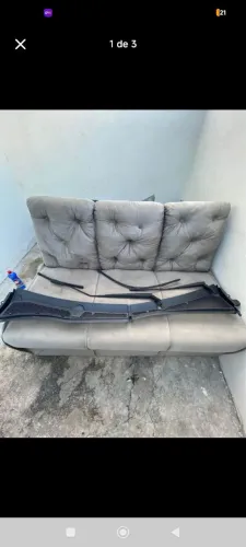 Moldura grade churrasqueira pára-brisa completa original Peugeot 208 2013