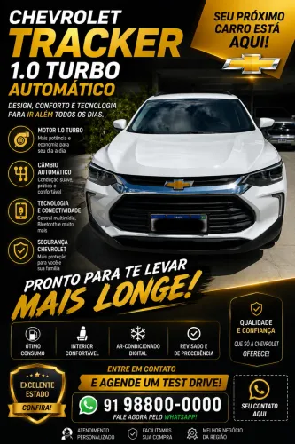 Chevrolet Tracker LT 1.0 Turbo 12V Flex AUT 2021