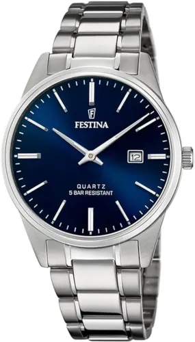 Relógio Festina Masculino Aço Prateado
