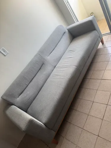 Sofá de linho 8 meses de uso - aceita cartão com acréscimo