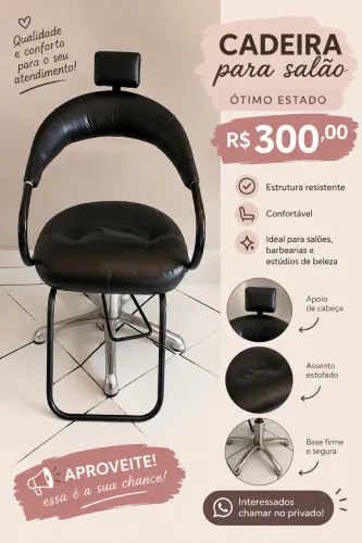 cadeira de salão 