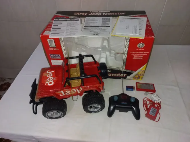 Carrinho de controle remoto nikko original funcionando