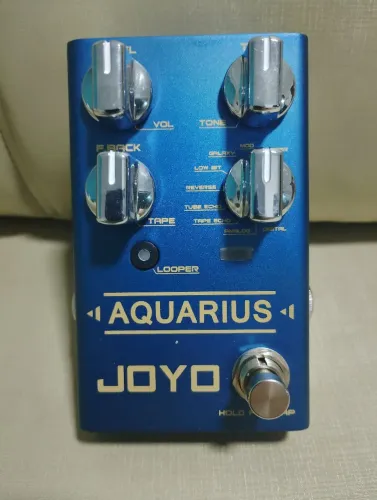 Delay Joyo Aquarius - 8 Modos + Looper + Tap Tempo (Estado de Novo)