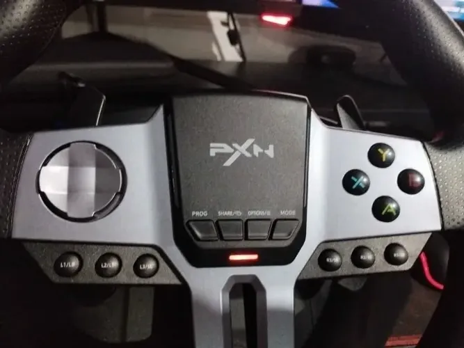 Volante PXN V9 Gen2 Completo + Câmbio + 3 Pedais - Pouquíssimo Uso