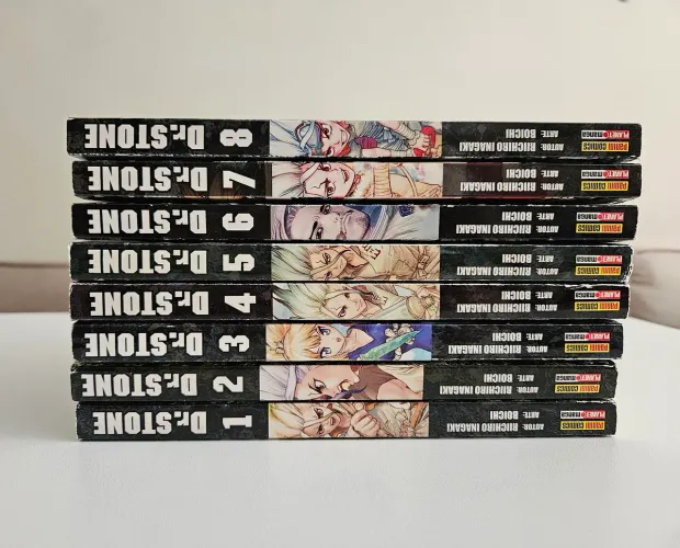 Mangá Dr. Stone Volumes 1 ao 8