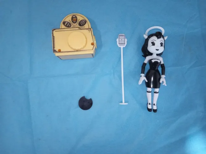 Boneca Alice do Jogo "Bendy and the ink machine"