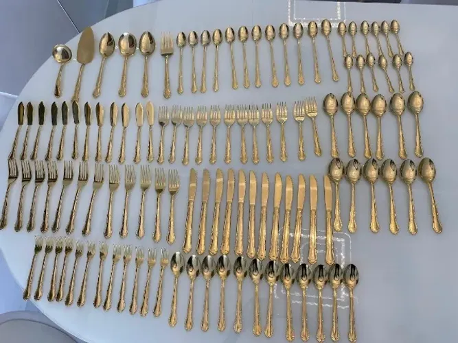 Faqueiro dourado importado EUA - lindíssimo!! R$ 1900,00