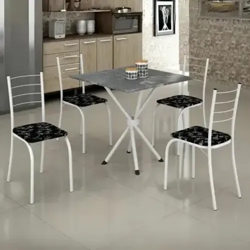 Mesa com 04 Cadeiras Rio, Frete Grátis, Pague na Entrega, Cartão 12x!