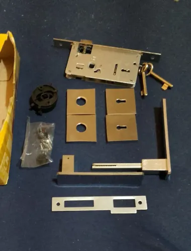 Maçaneta fechadura de porta interna completa nova