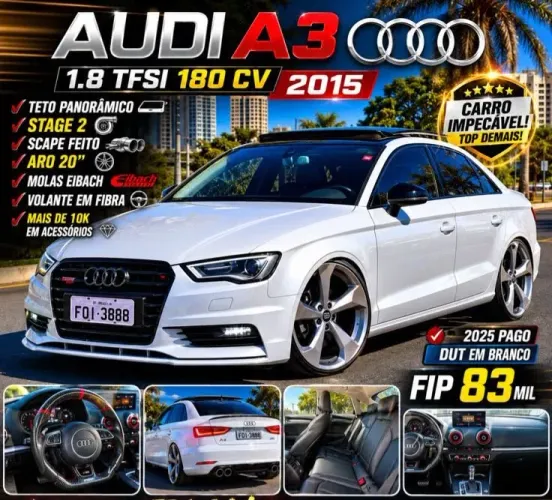 Audi A3 Sed.1.8/1.8 Ambit.16v TB FSI S-tronic 2015