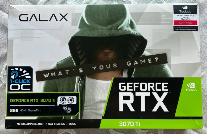 RTX 3070 Ti Galax 8GB GDDR6X - Usada - Excelente Estado