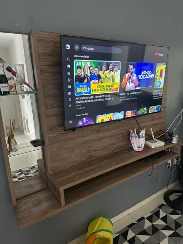 Tv TCL 50 polegadas + rack 