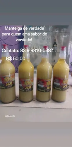 Manteiga da Terra em garrafa 