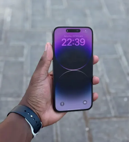 iPhone 14 Pro Max Roxo - 256GB, Bateria 85% - Seminovo!