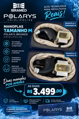 Manopla Criolipolose de sucção Ibramed