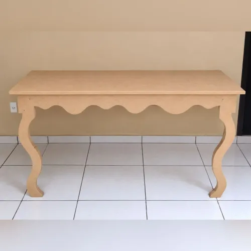 Kit mesa mdf e carrinho mdf