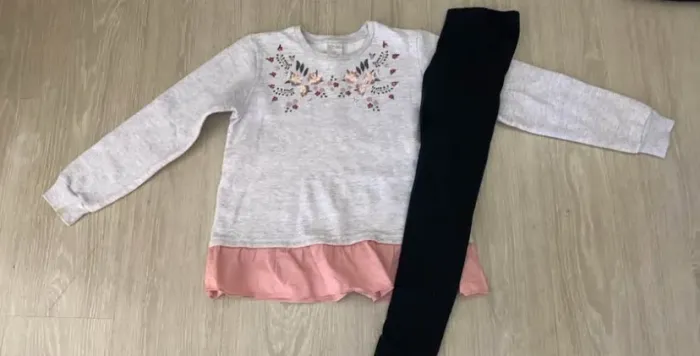 Blusa TAM 11/12 Fuzarka e calça 10 grande Palomino