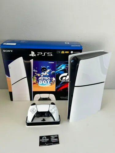 Playstation 5 Slim 1TB Completo! IMPECÁVEL (Aceito Cartão)