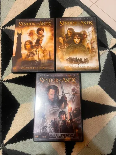 Tres DVD Coletania Senhor dos Aneis