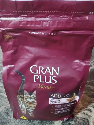 Ração pra gato GranPlus 3k 