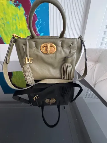 Bolsa de couro marca de luxo