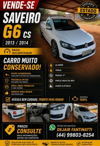 Volkswagen Saveiro 1.6 MI/ 1.6 MI Total Flex 8V (álcool) 2014