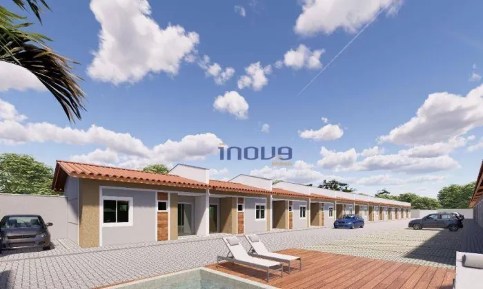 Casa com 2 dormitórios à venda, 47 m² por R$ 189.000,00 - Curicaca - Caucaia/CE