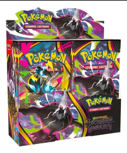 Pokémon Booster Box 216 Cartas Escuridão Absoluta Copag
