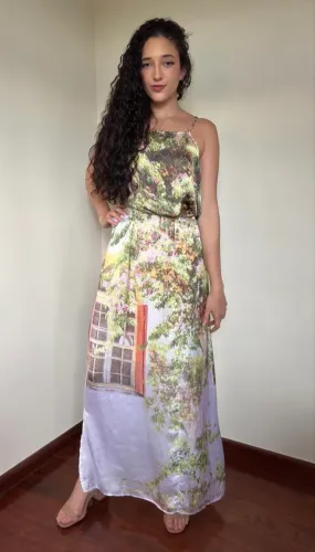 Vestido de cetim