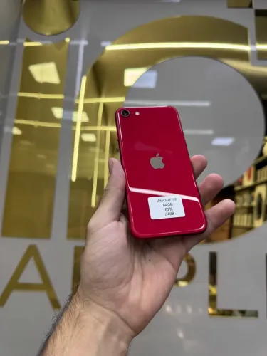 IPHONE SE 2020 256GB VERMELHO SEMI NOVO PEÇA ÚNICA QUEIMAO