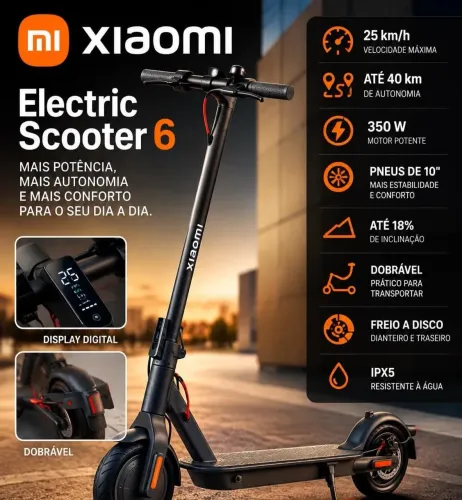 Patinete elétrico xiaomi