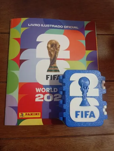 Caixinha para guardar figurinhas da Copa do Mundo 2026